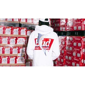 NEW YORK SUNSHINE x BUDWEISER KING HOODIE SZ SMALL
